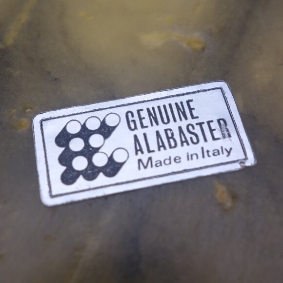 Genuine Alabaster Made in Italy Ash Tray - Picture 15 of 16